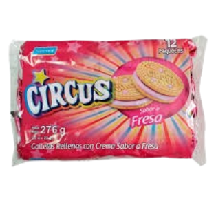 Galleta Circus 23g- Fresa